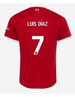 Liverpool Luis Diaz #7 Domácí Dres 2023-24 Krátký Rukáv